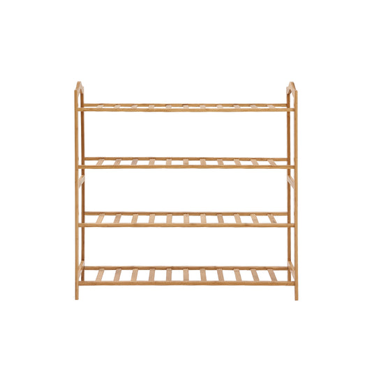Levede Bamboo Shoe Rack Storage Wooden-1864183514409340929