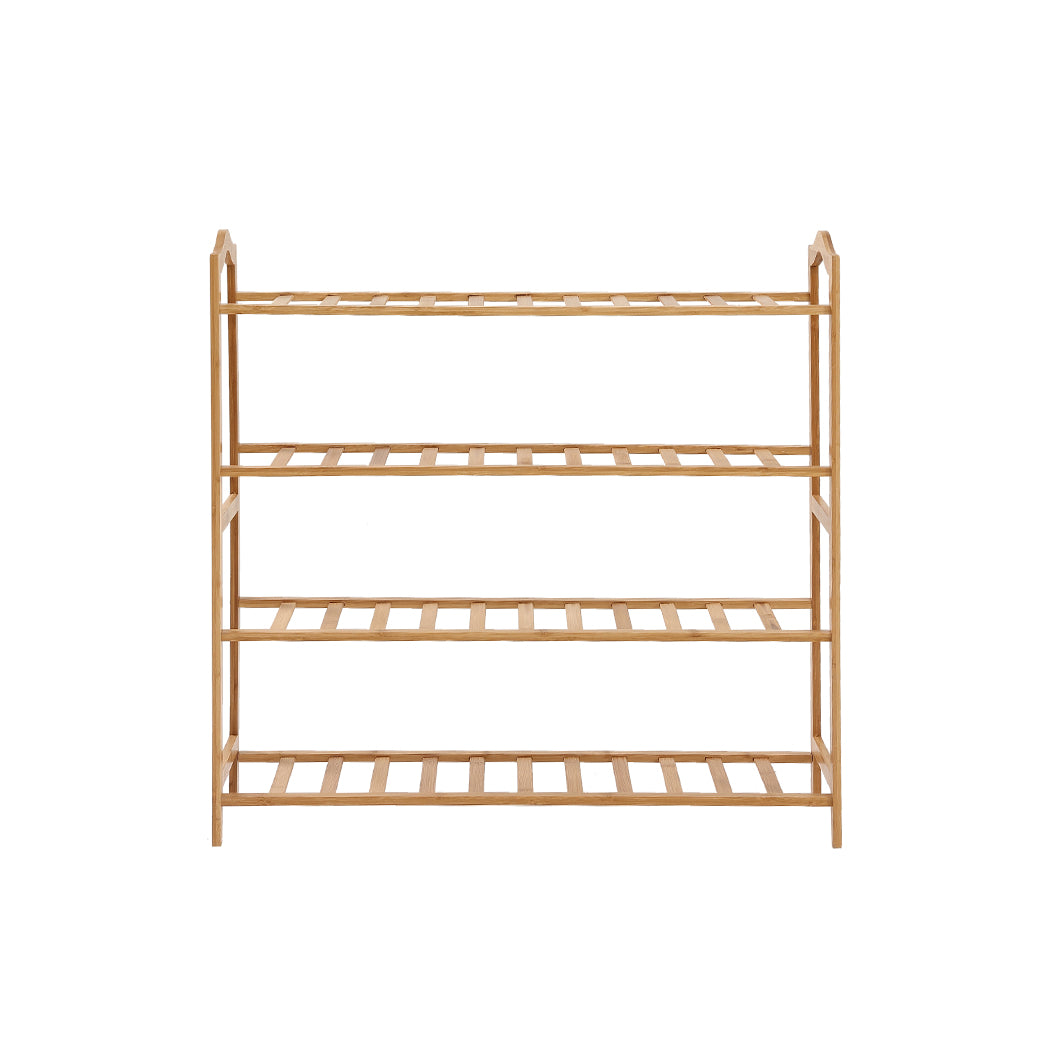 Levede Bamboo Shoe Rack Storage Wooden-1864183514409340929