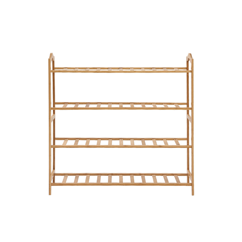 Levede Bamboo Shoe Rack Storage Wooden-1864183514409340929