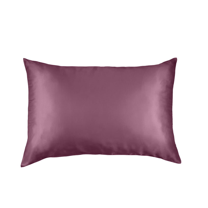 Pure Silk Pillow Case by Royal Comfort (Single Pack) - Malaga Wine-1864186037434191873