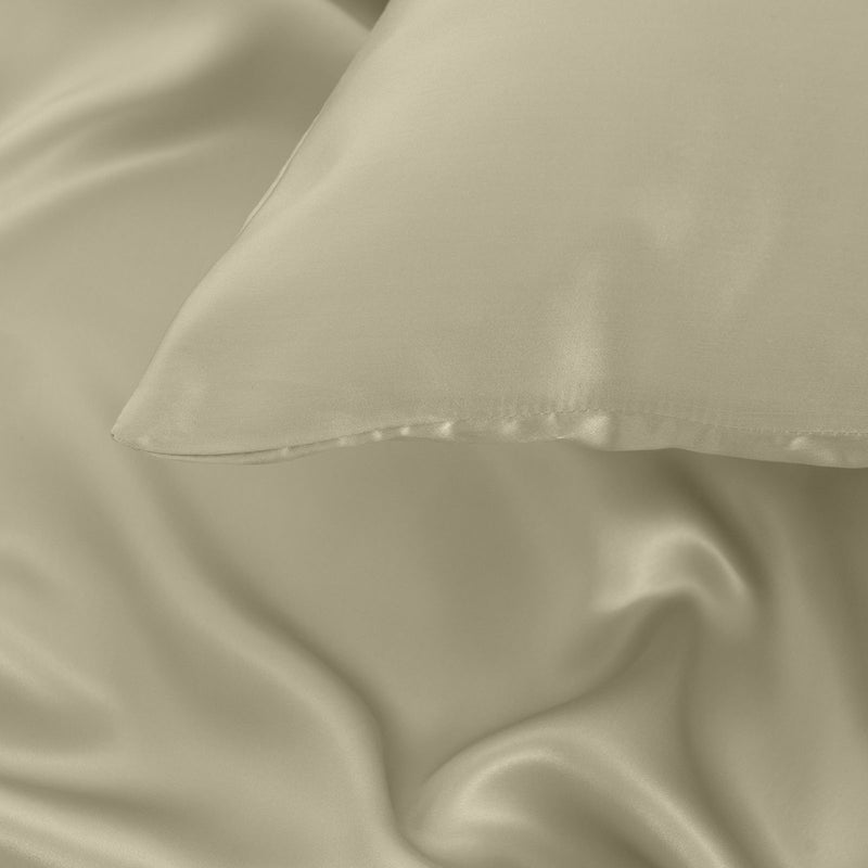 Pure Silk Pillow Case by Royal Comfort (Single Pack) - Sage-1864186037585186823