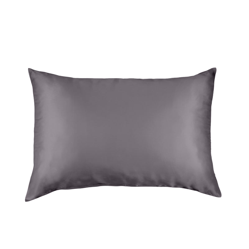 Pure Silk Pillow Case by Royal Comfort-Charcoal-1864186035714527232