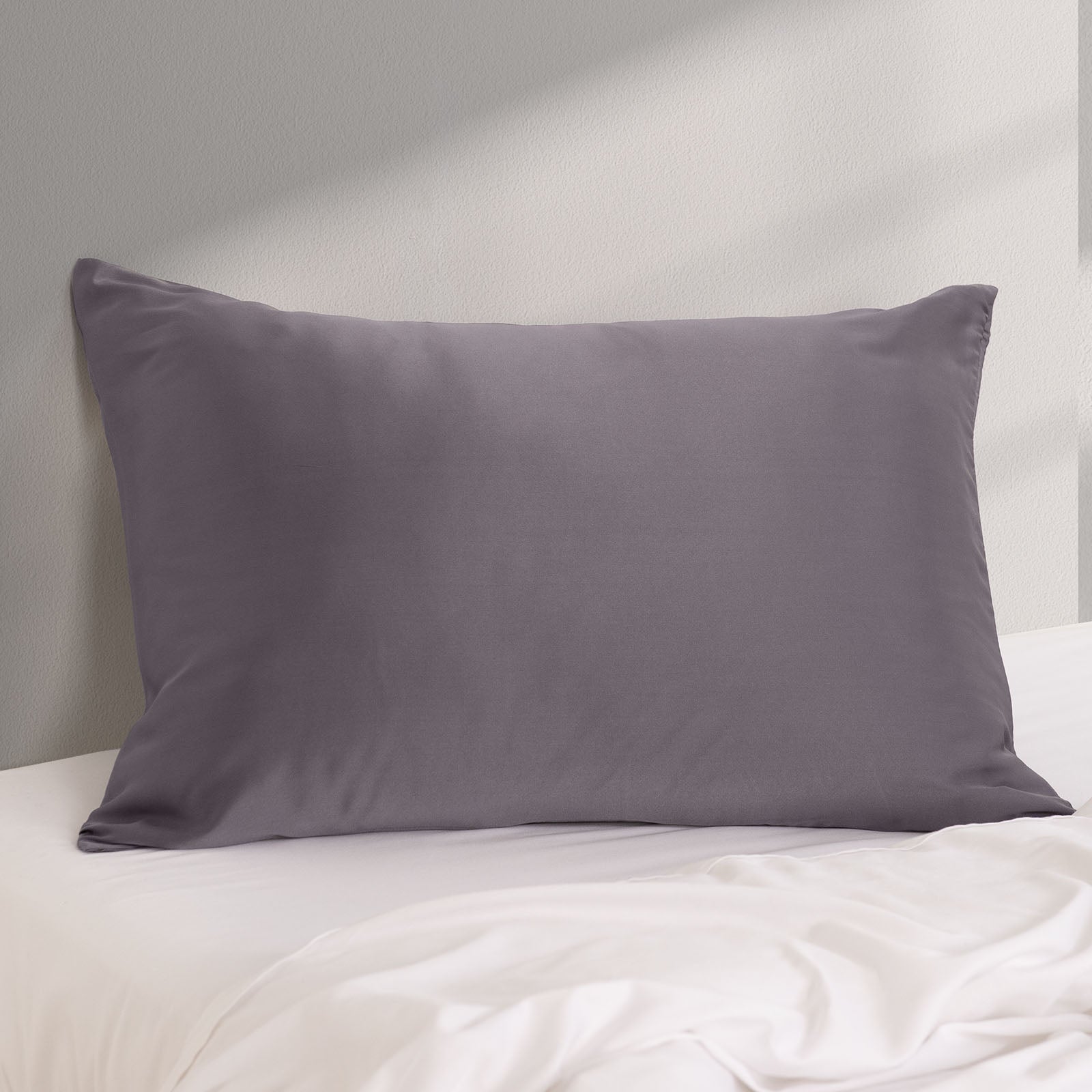 Pure Silk Pillow Case by Royal Comfort-Charcoal-1864186035714527236