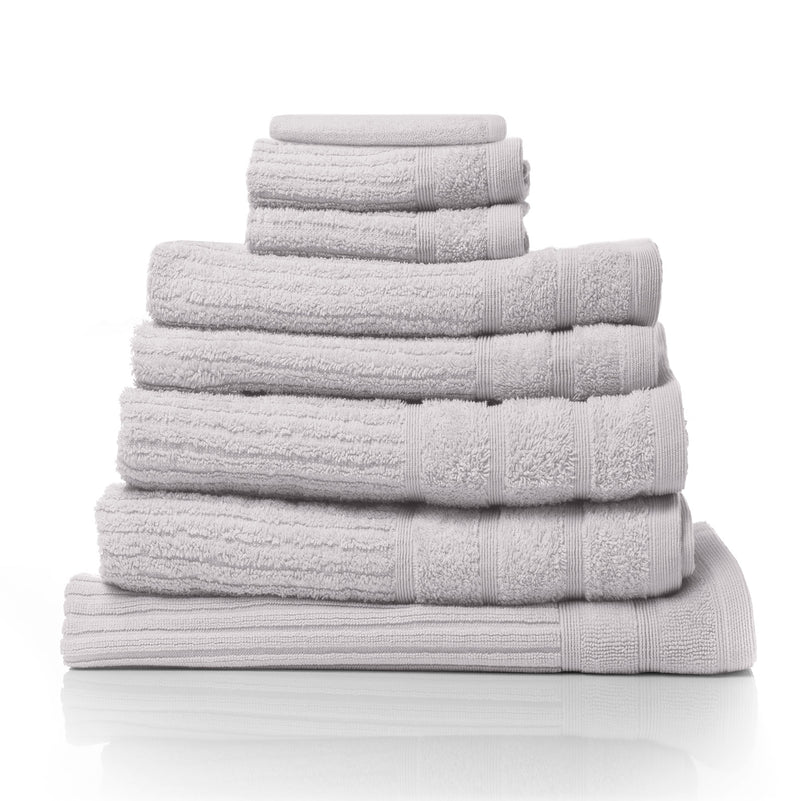 Royal Comfort Eden Egyptian Cotton 600 GSM 8 Piece Towel Pack Sea Holly-1864186118103240704