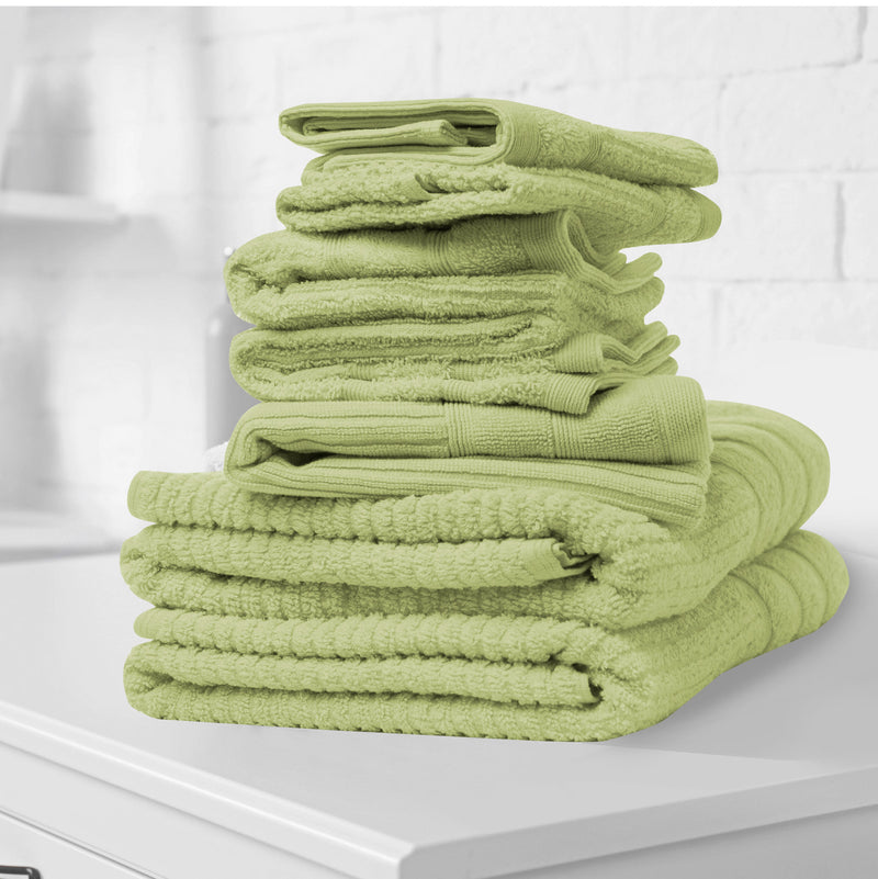 Royal Comfort Eden Egyptian Cotton 600 GSM 8 Piece Towel Pack Spearmint-1864186118635917313