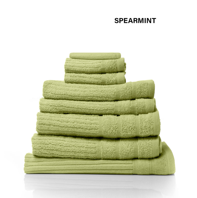 Royal Comfort Eden Egyptian Cotton 600 GSM 8 Piece Towel Pack Spearmint-1864186118635917316