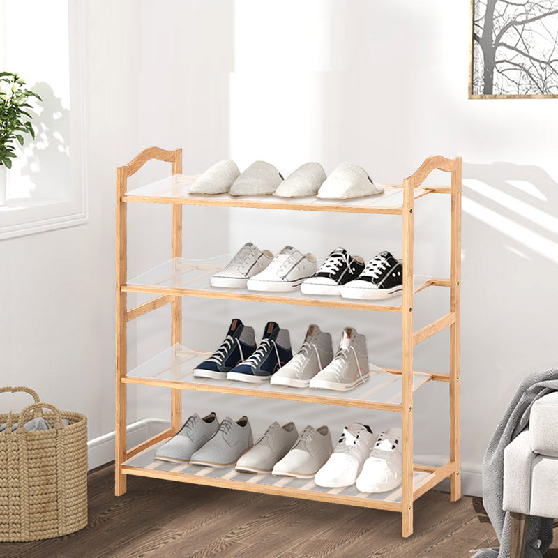 Levede Bamboo Shoe Rack Storage Wooden-1864183514409340934