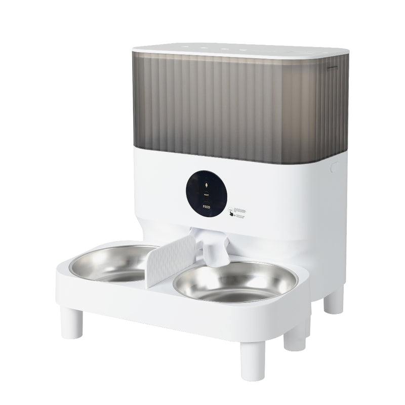 PaWz 7L Automatic Pet Feeder Wifi Dog White-1864184543506993152