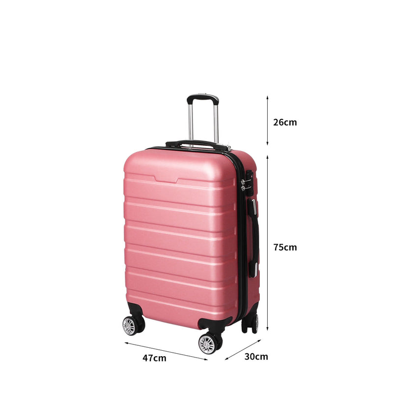 Slimbridge 28"Luggage Case Suitcase Rose Gold 28 inch-1864184367212007426