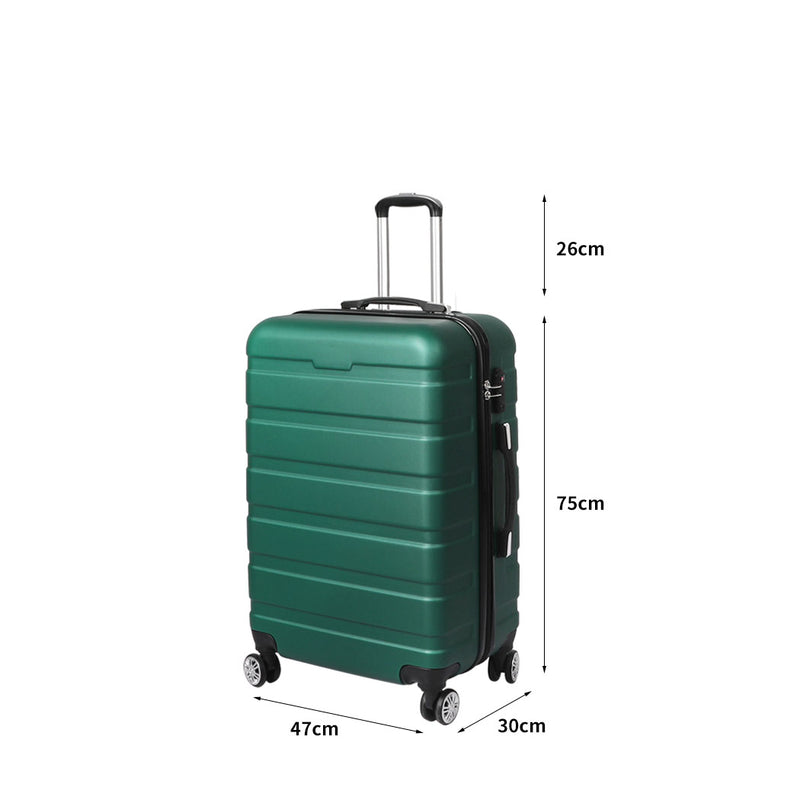 Slimbridge 28" Luggage Case Suitcase Green 28 inch-1864184366788382722