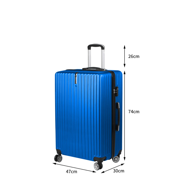 Slimbridge 28" Inch Luggage Suitcase Blue 28 inch-1864184363432939522