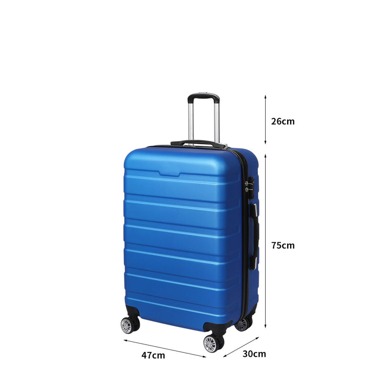 Slimbridge 28"Luggage Case Suitcase Blue 28 inch-1864184366519947266