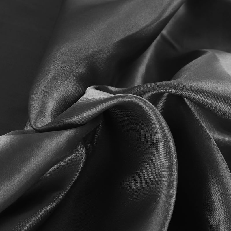 Black Satin Fitted Sheet Set for Double Bed - nextdeal.com.au 