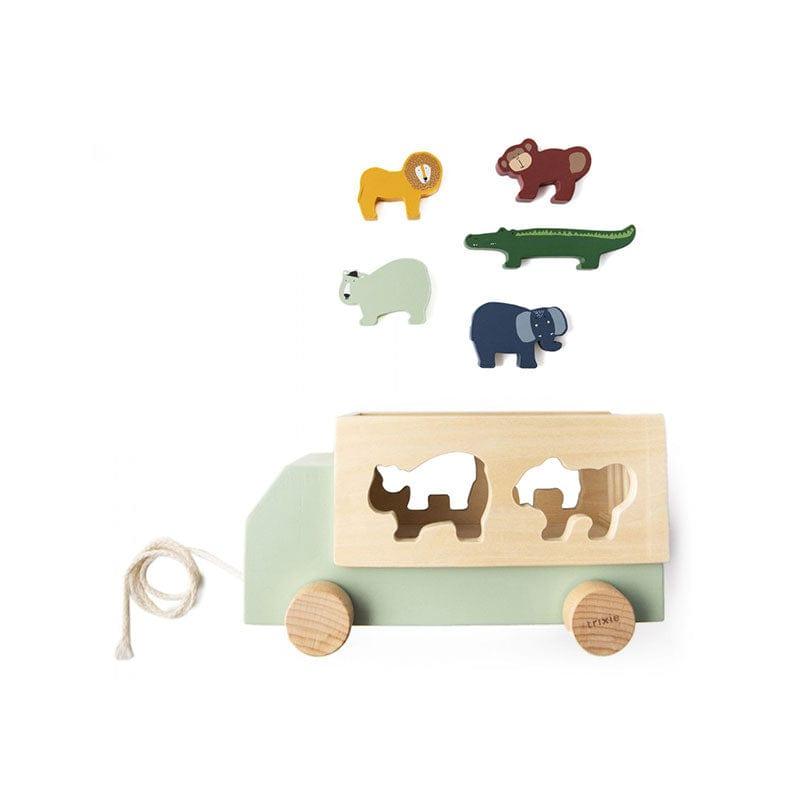 Trixie Wooden Animal Truck-1864450242469040128