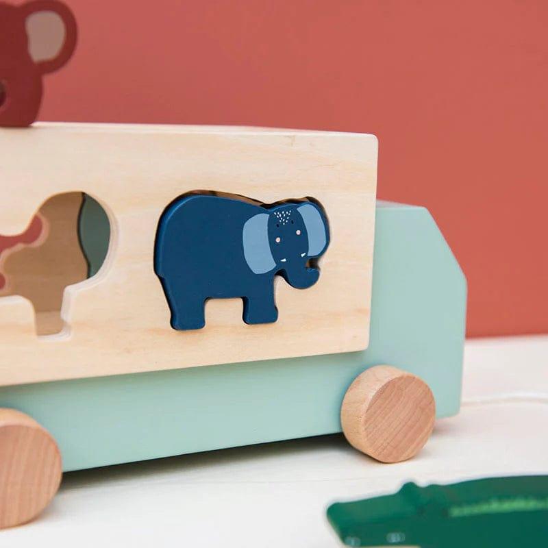 Trixie Wooden Animal Truck-1864450242469040131