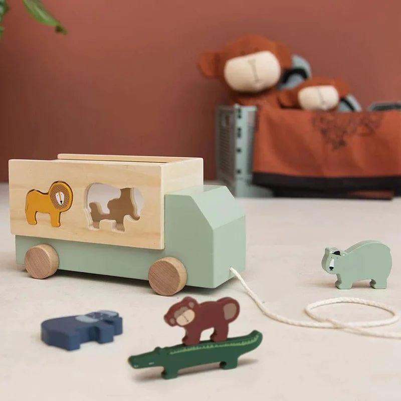 Trixie Wooden Animal Truck-1864450242469040132